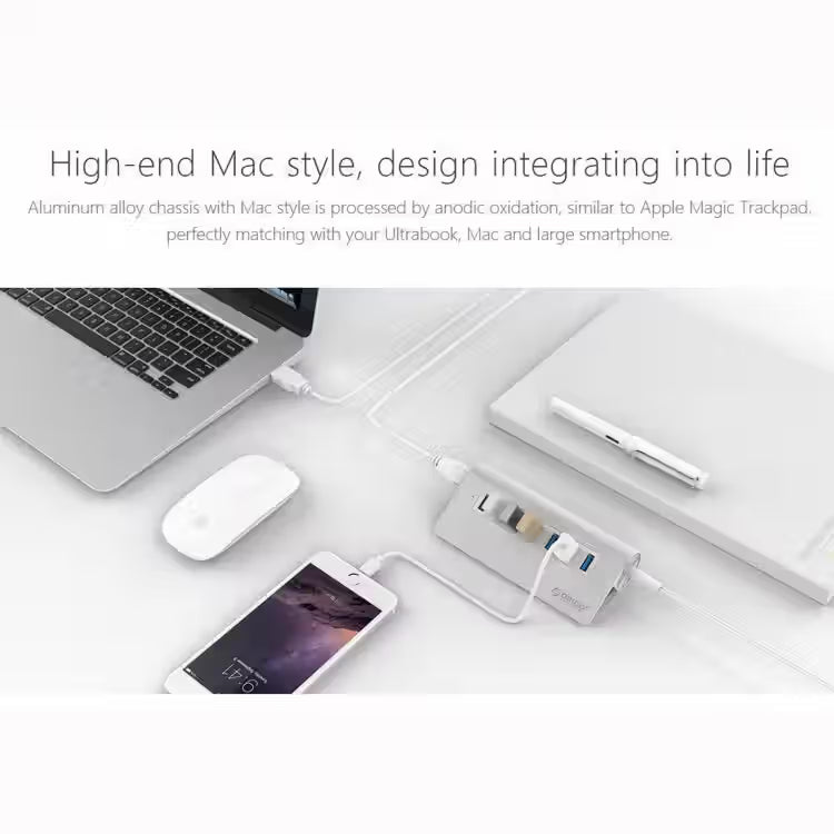 ORICO Aluminum 7 Ports USB 3.0 Ports Hub (M3H7)