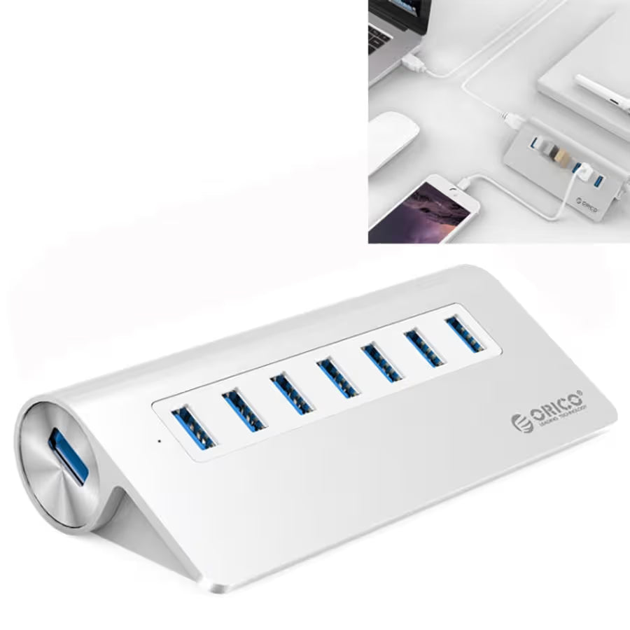 ORICO Aluminum 7 Ports USB 3.0 Ports Hub (M3H7)